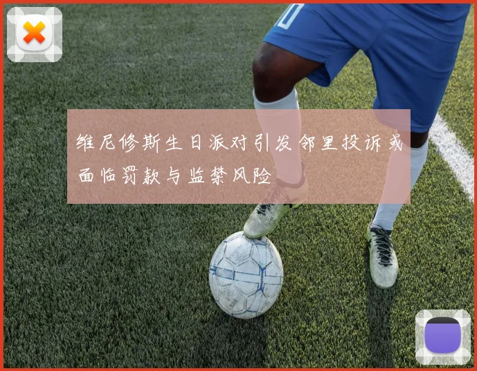 维尼修斯生日派对引发邻里投诉或面临罚款与监禁风险